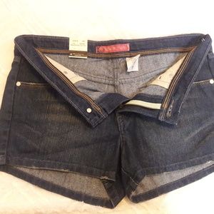 Denim shorts